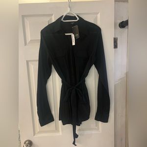 2/$20 - NWT Maternity Button Down Shirt withTie Belt / great for office wear